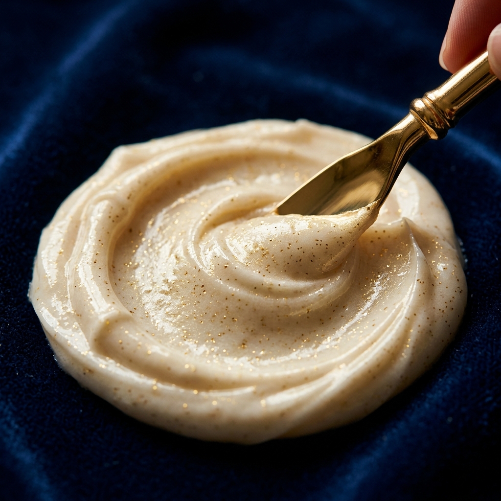 Night cream texture